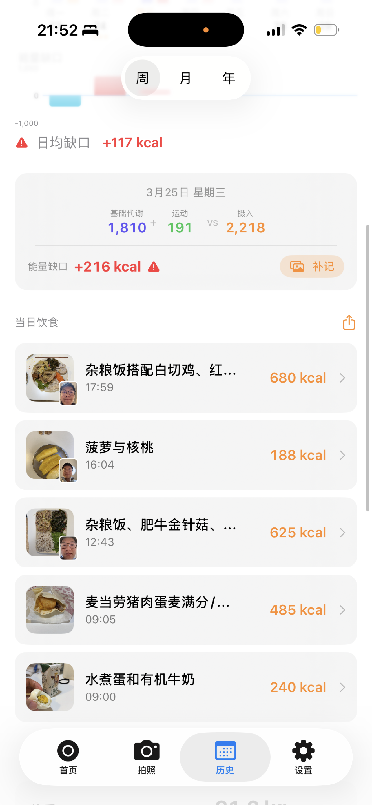 饮食记录